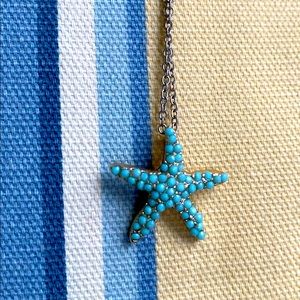 Beaded starfish necklace